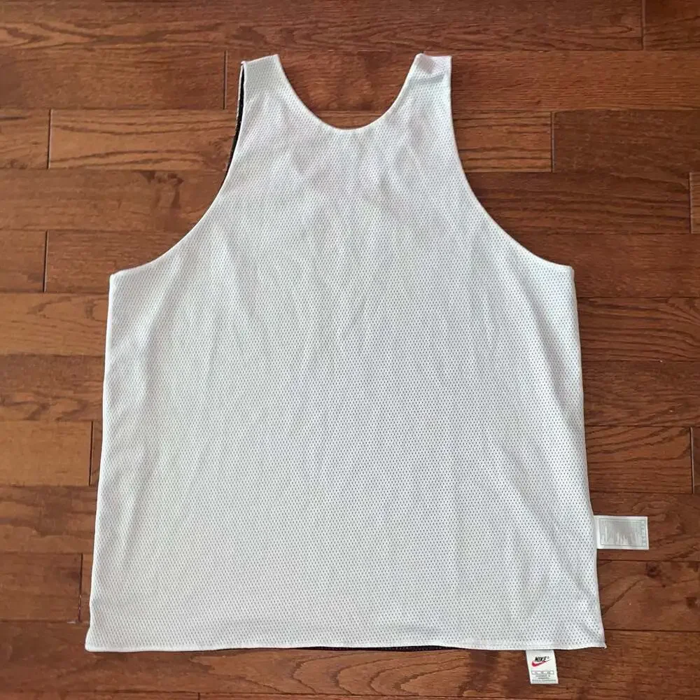 Nike Reversible Mesh Basketball Tank Jersey XL Black White Y2K